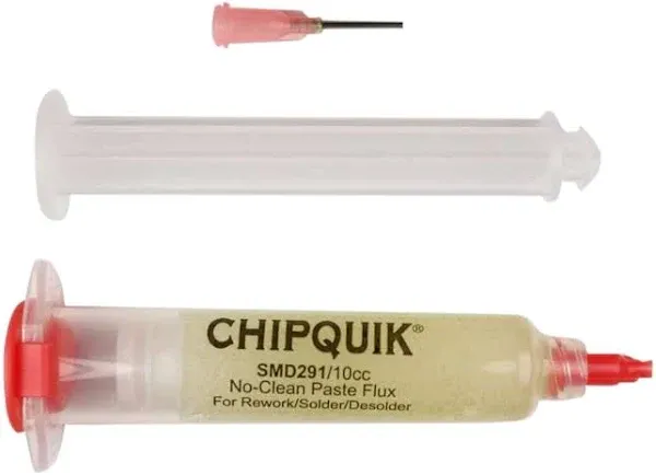 Chipquik Flux no clean 10cc syringe