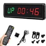 Btbsign LED interval Timer Count Down/Up Clock Stopwatch with Remote for Home Gym Fitness