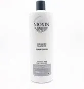 Nioxin System 1 Cleanser for Untreated Hair Normal to Thin - 10.1 oz bottle