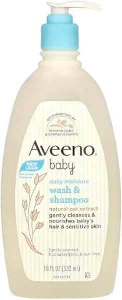 Aveeno Baby Gentle Wash & Shampoo with Natural Oat Extract