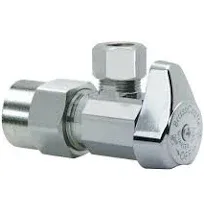 1/2 in. CPVC Inlet x 3/8 in. Comp Outlet 1/4-Turn Angle Valve