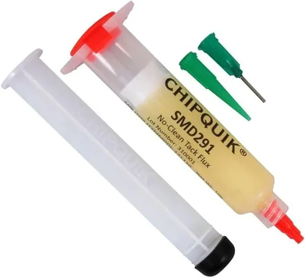 Chip Quik SMD291 Tack Flux No-Clean (10cc/10g Manual Syringe)