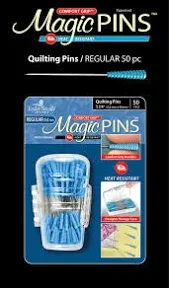 Comfort Grip Magic Pins Fine Tip Quilting Pins