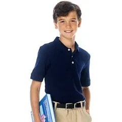 French Toast Boys Short Sleeve Pique Polo