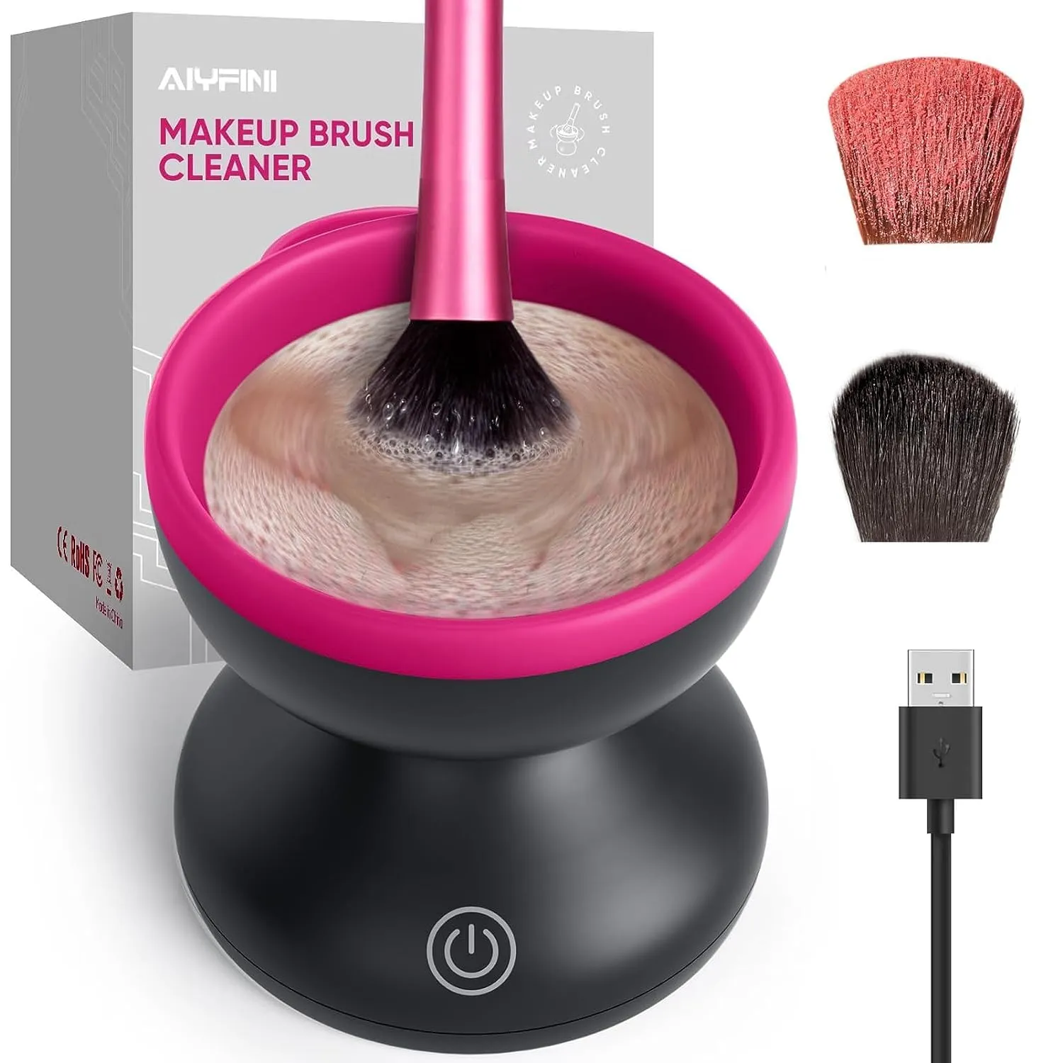 Alyfini Electric Makeup Brush Cleaner Machine