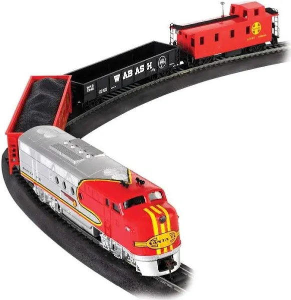 Bachmann - Santa Fe Flyer Train Set -- Santa Fe - HO  - 00647