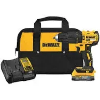 DEWALT 20V Compact Hammer Drill Kit with POWERSTACK Battery