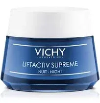 Vichy LiftActiv Supreme Night Cream Anti Aging Face Cream with Vitamin C & Rhamnose to Firm & Brighten