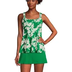 Lands' End Women's Flutter Tankini Top