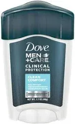 Dove Men + Care Clinical Protection Antiperspirant Deodorant Solid Clean...