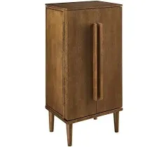 Pemberly Row 7-Drawer Wood Jewelry Armoire with Flip Top