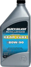 Mercury/Quicksilver Parts Prem Gear Lube Quart 92-858058Q01