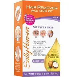 Sally Hansen W-SC-2018 Hair Remover Wax Kit for Face, Brows, and Bikini, 34... 