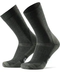 Danish Endurance Merino Wool Hiking Socks Forest Green Unisex Large