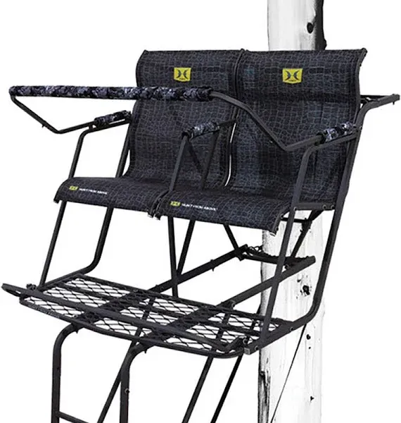 Hawk Big Denali 18' Durable Steel 2 Man Hunting Ladder Tree Stand (2 Pack)