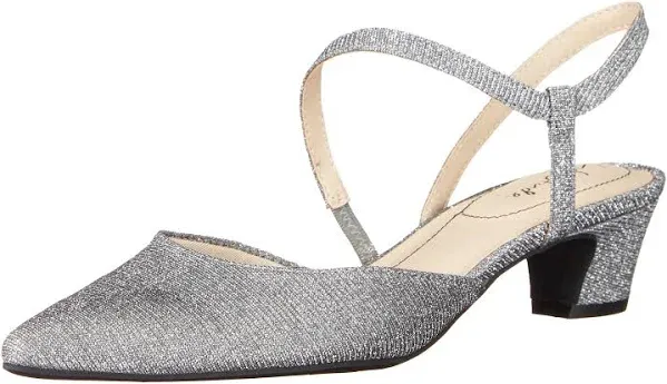 LifeStride Womens Minimalist Pump Light Gold Shimmer 9 M