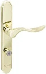 Wright Products VMT115PB Serenade Style Mortise Set, Brass