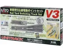 Kato N gauge Garage Lead-In Line Electric Point Set V3 20-862 Model Railway