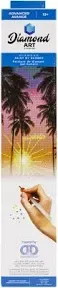 Diamond ART BY Leisure Arts Advanced Palm Sunset Diamond Painting Kit