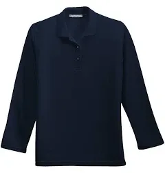 Port Authority Women's Silk Touch Long Sleeve Polo