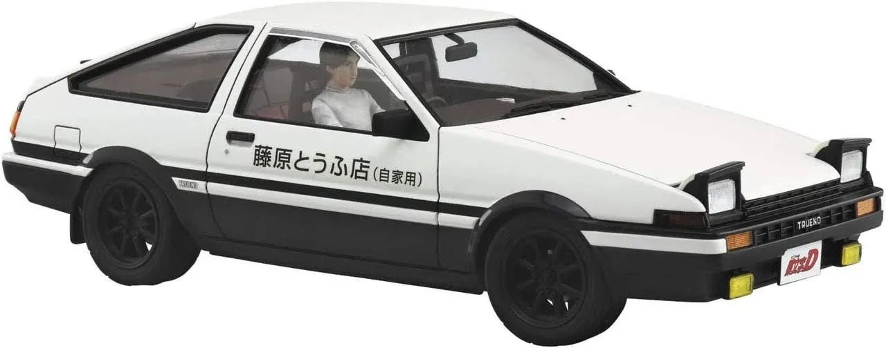 1/24 FUJIWARA TAKUMI AE86 TRUENO PROJECTD Ver. with Figure