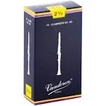 Vandoren Traditional Bb Clarinet Reeds (Box 10, 2.5)