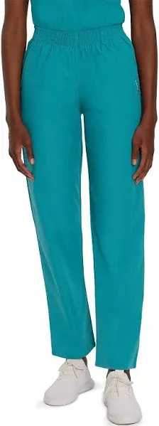 Scrubs Nurse Pants Classic Relaxed Covered Elastic Waistband Landau # 8327 SAP