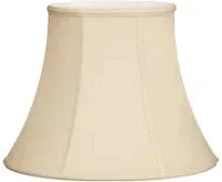 Royal Designs Oval Flare Bottom Outside Corner Basic Lamp Shade, Beige, (6"" x 4"")"" x (10.75"" x 8"") x 8"" (BS-725-10BG)