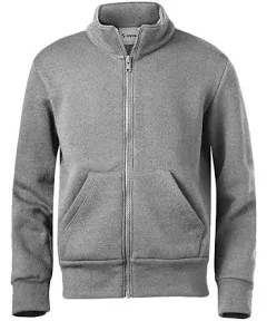 Soffe Adult Full Zip Mock Neck Sweatshirt