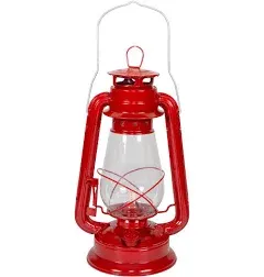 Stansport Hurricane Lantern, Red