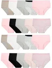 Fruit of the Loom Girls' Cotton Brief Underwear