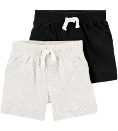 Carter's Baby Boys 2-Pack Cotton Pull-On Shorts