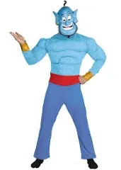 Disney Aladdin Genie Muscle Adult Costume