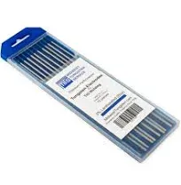 Midwest Tungsten Service TIG Welding Tungsten Electrodes 10-Pack (Grey - 2% Ceriated Tungsten (WC20/EWCe-2), 3/32")