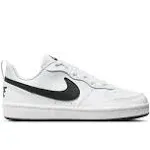 Nike Older Kids Court Borough Low Recraft Trainers in White/Black | Size 3