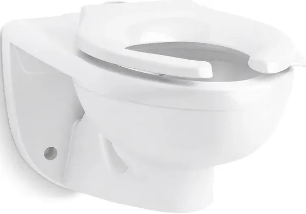 KOHLER Kingston Ultra Wall-Mount Top Spud Flushometer Bowl