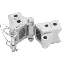 FULTON FOLD-AWAY BOLT-ON HINGE KIT 2&#034; X 3&#034; TRAILER TONGUES