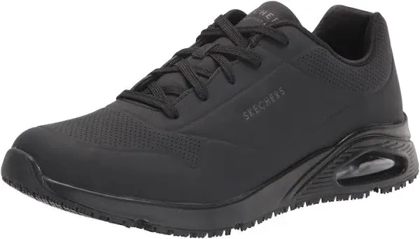 SKECHERS Men's Relaxed Fit Uno SR Slip Resistant Work Shoes