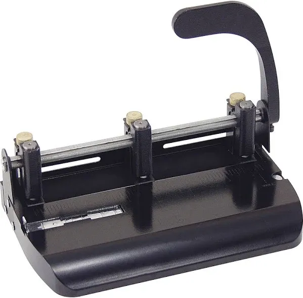 Officemate Heavy-Duty Hole Punch with Lever Handle 90078