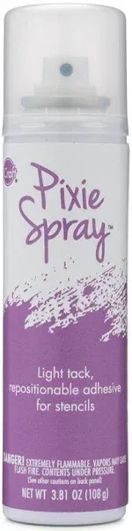 iCraft Pixie Spray Stencil Adhesive, Repositionable, Low Tack, 3.81 Ounces