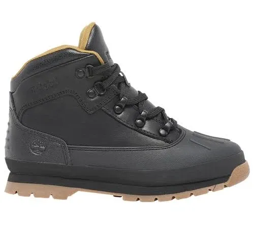 Big Kid&#039;s Timberland Euro Hiker Shell Toe Boot Full Grain Black (TB0A1NJF 001)