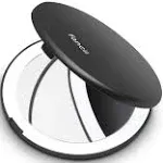 Fancii Mini Lumi 4" Black LED Lighted Compact Mirror