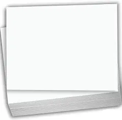 Blank Index Cards 5 X 8 Heavyweight Card Stock 120Lb Cover White Cardstock Paper