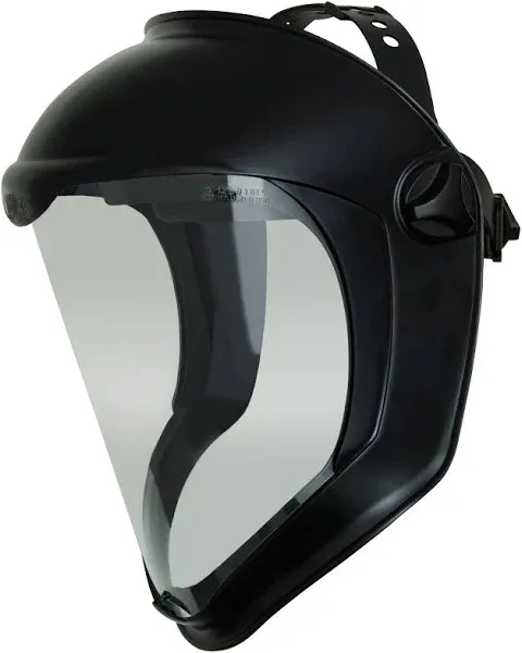 Bionic Face Shield, Matte Black Frame, Clear Lens