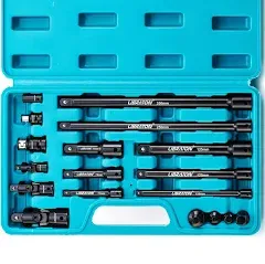 Libraton Socket Extension Set, Ratchet Extension Set, Extension Set 18pcs, Impact Extension Set, Socket Adapters, Swivel Sockets