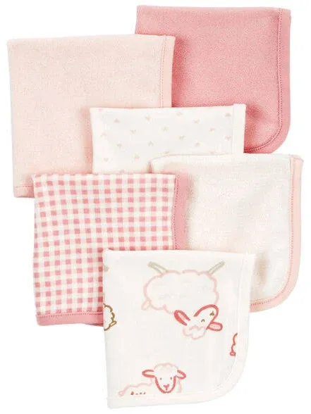 Carter's Baby Girls Wash Cloths