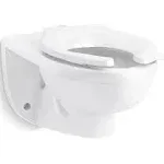 Kohler Kingston Ultra Wall-Mount Top Spud Flushometer Bowl