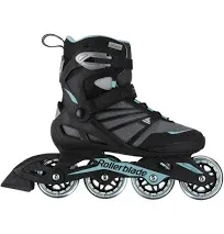 Rollerblade Zetrablade Womens Adult Fitness Inline Skate, Size 10 - Black/Blue