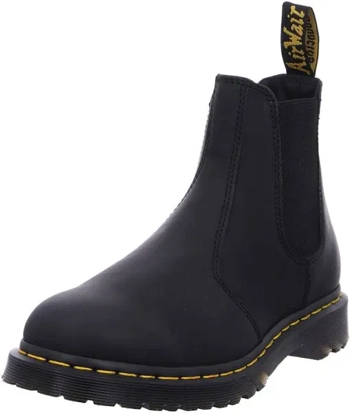 2976 Dr. Martens Unisex Chelsea Boot Waxed Full Grain Men&#039;s Black 9