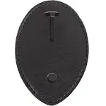 Leather Clip-On Badge Holder